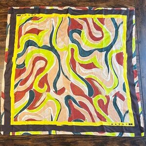 Marni x Uniqlo Silk Print Furoshiki Scarf